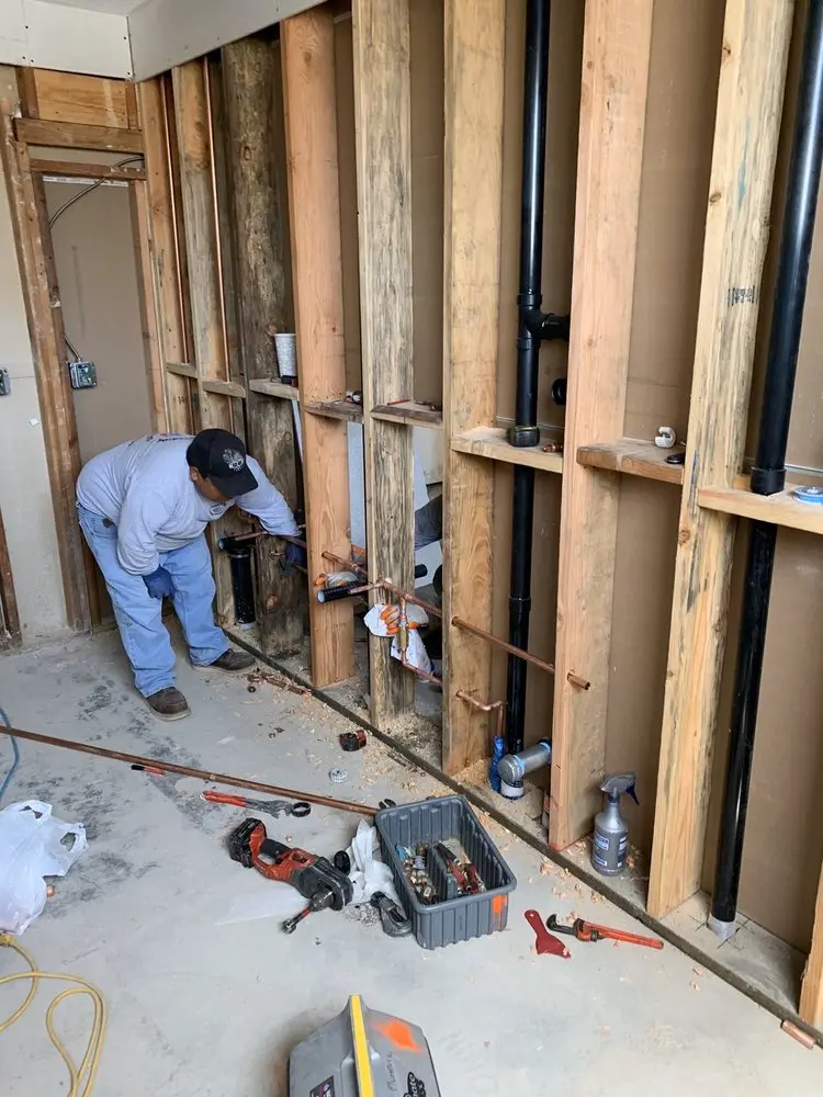 Commercial rough-in plumbing for Gas Line Repair in Hyde Park
